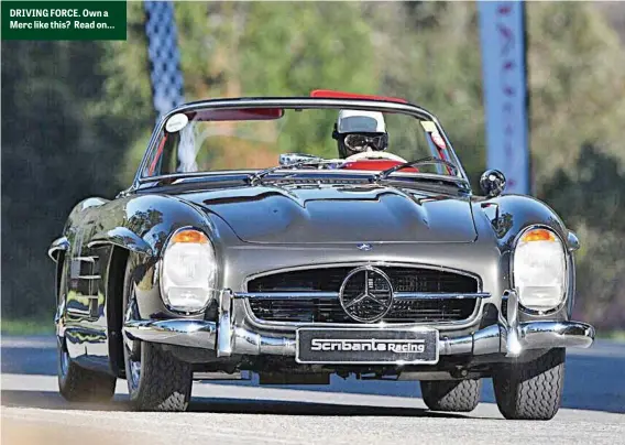  ??  ?? DRIVING FORCE. Own a Merc like this? Read on...