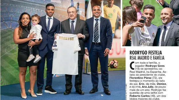 RODRYGO FESTEJA REAL MADRID E FAMÍLIA - PressReader