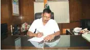  ??  ?? Minister of State of Railways Rajen Gohain