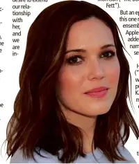  ?? ?? Mandy Moore to star in “Twin Flames”