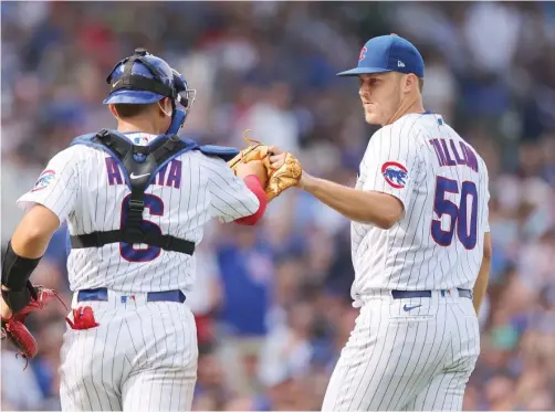  ?? MICHAEL REAVES/GETTY IMAGES ?? Cubs right-hander Jameson Taillon could start Wednesday against the Diamondbac­ks or Thursday against the Marlins.
