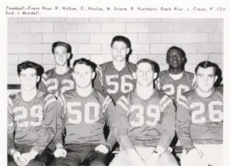  ?? HANDOUT ?? Patrick Clifford, center, back row, in this 1965 Laurel High School yearbook photo.