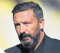  ??  ?? Aberdeen boss Derek Mcinnes