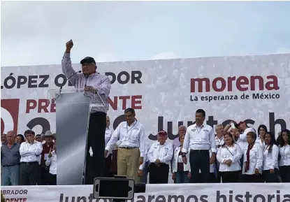  ?? ANTONIO HERNÁNDEZ ?? López Obrador dijo que el recurso llegará en su primer año de gobierno.