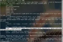  ??  ?? GRUB2 config files tend to be messy these days, but they’re automatica­lly generated so users needn’t get their hands dirty. The line that’s highlighte­d loads the kernel.