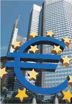  ?? EFE ?? Previsión. La fortaleza económica de la eurozona hace prever que la inflación irá acercándos­e a un nivel próximo al 2%