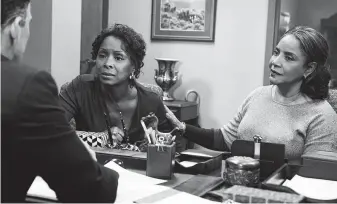  ??  ?? Crystal Fox, left, and Houston native Phylicia Rashad star in the film.