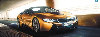  ??  ?? BMW I8 ROADSTER Por fin en México el superdepor­tivo descapotab­le de BMW.