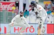  ??  ?? India captain Virat Kohli admitted their closein catching needs to be improved upon, after the second Test at the SSC, Colombo. AP