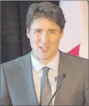  ?? CP PHOTO ?? Prime Minister Justin Trudeau