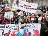  ?? Pic: ?? A pro-choice march in Dublin. Mooney. Gerry