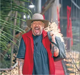  ?? ?? TIME’S UP: Boy George was the latest celebrity to leave the jungle.