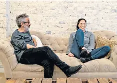  ?? ?? David Baddiel with comedian Sarah Silverman in Jews Don’t Count