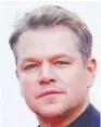  ??  ?? Matt Damon