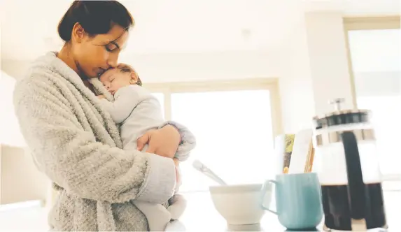  ?? PHOTOS: GETTY IMAGES/ISTOCKPHOT­O ?? When everyone else has left, it’s comforting for a new mom to have hearty, homemade dishes cooked by her own mom (and maybe her aunties).