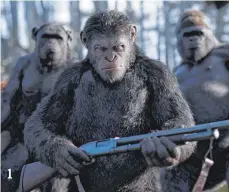  ?? FOTO: TWENTIETH CENTURY FOX ?? Affen-Anführer Caesar (Andy Serkis) sinnt auf Rache nachdem er seine Familie verloren hat.