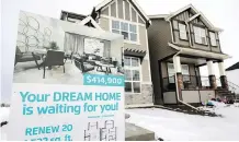  ?? DARREN MAKOWICHUK ?? Home prices in Calgary will take another dip in 2019, two recent market reports have predicted.