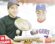  ??  ?? UN
LEGADO
En su carrera de 21 temporadas, Iván Rodríguez acumuló 13 Guantes de Oro y 14 Juegos de Estrellas.