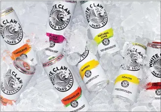  ?? WHITE CLAW ?? White Claw hard seltzers debuted in 2016, paving the way for dozens of competitor­s.