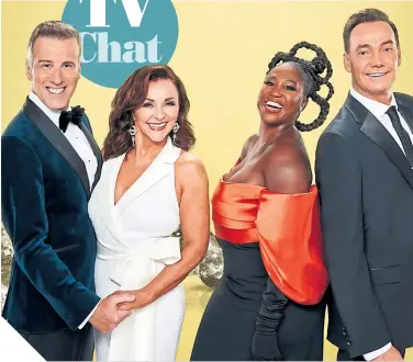  ?? ?? Judges Anton Du Beke, Shirley Ballas, Motsi Mabuse and Craig Revel Horwood