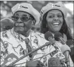  ??  ?? Robert dhe Grace Mugabe