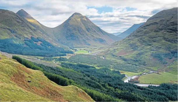  ??  ?? LANDMARK: Glen Etive welcomes thousands of visitors each year and was made famous worldwide when it appeared in the hit James Bond film Skyfall in 2012