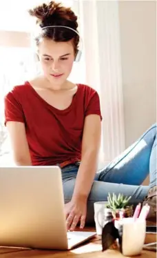  ?? ISTOCK ?? Taking classes online is becoming an increasing­ly popular option for high school students, who wish to learn at their own pace, with more flexibilit­y.