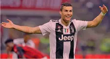  ??  ?? Cristiano Ronaldo, 33 anni: 3 gol in campionato allo Stadium