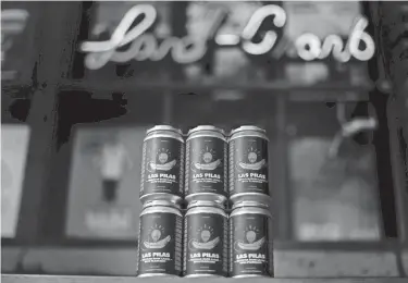  ?? KYLE ROBERTSON/COLUMBUS DISPATCH ?? For Hispanic/latino Heritage Month, the Ohio Hispanic Coalition is partnering with Land-grant Brewing to create a beer, Las Pilas.