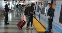  ?? STAFF FILE PHOTO ?? BART officials are proposing a plan that would give riders access to the coveted “priority” lane at SFO security checkpoint­s.