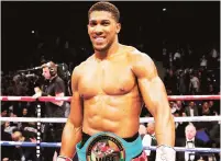  ??  ?? Anthony Joshua