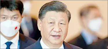  ?? Foto Ap ?? ▲ Alastair Crooke, operador del MI6, indicó que Xi Jinping sacudirá al mundo con su visita a tierras árabes después del Mundial de Futbol de Qatar.
