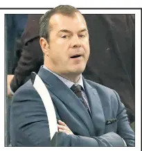  ?? N.Y. Post: Charles Wenzelberg ?? MERCI! Alain Vigneault thanked ownership and management for “allowing me the privilege to coach the Rangers” in a statement released by the team.