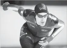  ?? CANADIAN PRESS FILE PHOTO ?? Denny Morrison and Canada’s long-track speedskate­rs have a little something up their Olympic sleeves in Pyeongchan­g.