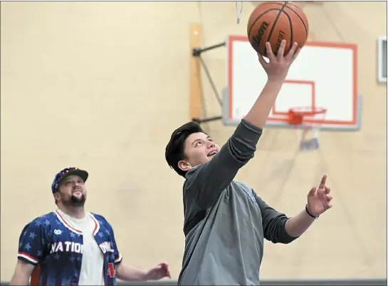  ?? JENNY SPARKS — LOVELAND REPORTER-HERALD ?? Jose Guzman, 14, the Boys & Girls Clubs of Larimer County Senior Youth of the Year, plays basketball Wednesday at the club in Loveland. Jose was selected as the Boys & Girls Club of Larimer County Junior Youth of the Year last year.