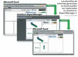  ?? FOTO: AUTOFORM ?? Las plantillas de informes generadas en Excel pueden ser importadas en AutoFormRe­portManage­r.//