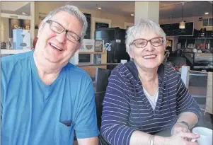  ?? MILLICENT MCKAY/JOURNAL PIONEER ?? Wendell Cameron, left, and Wanda Noonan have been attending classes at the Seniors College of P.E.I. for a number of years. In 2018, the college will celebrate its 20th anniversar­y. The seniors college is open to adults 50 and over.