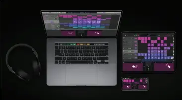  ??  ?? Apple has also updated Logic Remote, the free IOS companion app that lets iphone and ipad users trigger certain Logic features on their devices.