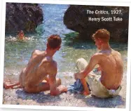 ??  ?? The Critics, 1927, Henry Scott Tuke