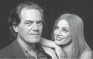 ?? USATODAY ?? Michael Shannon and Jessica Chastain show the highs and lows of George Jones and Tammy Wynette in six- part series.