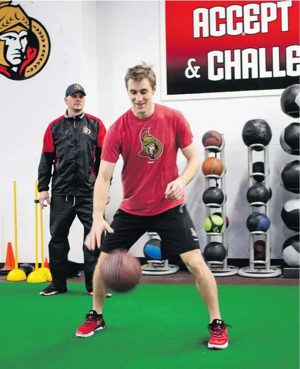  ??  ?? Senators forward and New Westminste­r native Kyle Turris said getting outside ‘encompasse­d a lot of my childhood.’
