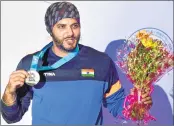  ?? PTI ?? Silver medalist Amanpreet Singh celebrates his victory