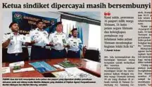  ??  ?? LAPORAN Harian Metro, semalam.