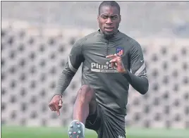  ?? FOTO: EFE ?? Kondogbia durante un entrenamie­nto con el Atlético de Madrid