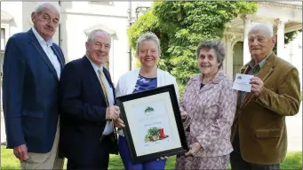  ??  ?? Michael O’ Connor-Scarteen, Minister Michael Ring, Maureen Finnegan, President of the Northern Ireland Amenity Council Doreen Musket, and Steve Rowe.