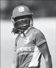  ?? ?? Former captain Stafanie Taylor has managed only 18 runs from two innings in the series.