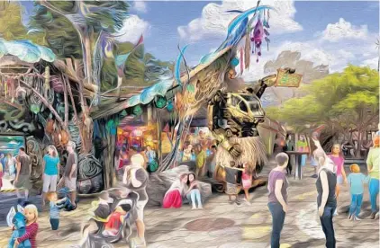  ?? COURTESY DISNEY PARKS ?? Pandora: The World of Avatar, opening at Walt Disney World’s Animal Kingdom on May 27, will bring a variety of new experience­s to the park.