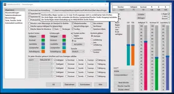  ??  ?? Optimale Monitorste­uerung: ClickMonit­orDDC regelt Helligkeit und Kontrast per Mausklick nach.