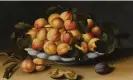  ?? ?? A still life by Louise Moillon has an estimate of £600,000 to £800,000. Photograph: Sotheby's