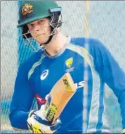  ?? PTI ?? Australia captain Steve Smith during practice in Chennai.